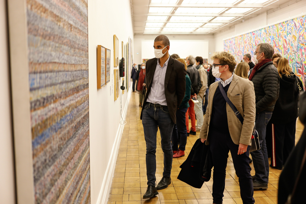 Inauguration de l'exposition hommage à Mahjoub Ben Bella au MUB